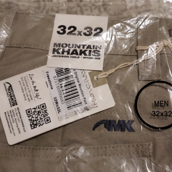 Mens Freestone Mountain Khakis 32x32 - Picture 3 of 3